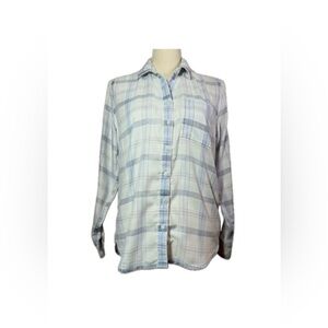 Lucky Brand Button Down Shirt Women’s Size XS Multicolored Plaid